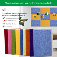 Panneaux acoustiques muraux en fibre de polyester PET 30x20cm pour salon et entrepôt - Décoration moderne pour la maison, absorption acoustique