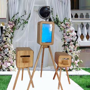 Wooden Mirror <strong>Photo</strong> <strong>Booth</strong> IPad <strong>Photo</strong> <strong>Booth</strong> Shell for Parties Events - Product Image 3
