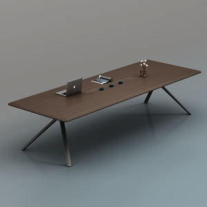 Mesa de Conferencia Extensible de Madera de Diseño Moderno y Lujoso, Duradera, Nuevo Modelo de Muebles de Oficina Comerciales - Product Image 6