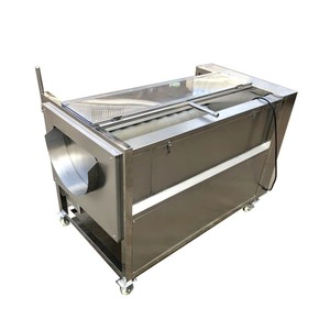 Peladora Industrial de Frutas y Verduras, Pequeña Máquina Eléctrica para Pelar y Lavar Patatas y Zanahorias - Product Image 1