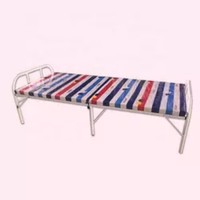 Lit pliant pour adulte, lit pliant simple et portable avec matelas