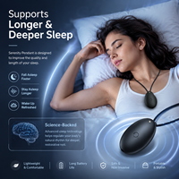 Pendentif pour le sommeil, dispositif d'aide au sommeil profond, pendentif de relaxation portable pour soulager le stress, rechargeable, OEM ODM, logo personnalisé