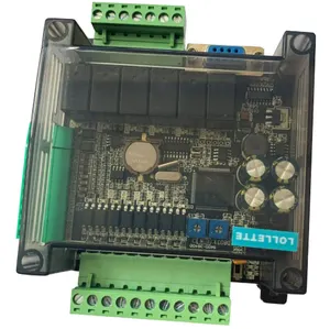 MOQ: 1 pezzo LE3U FX3U 14MR 6AD 2DA RS485 8 input 6 uscita relè 2 controller plc di uscita analogica