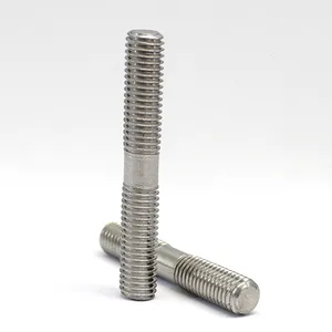 Stud Bolt A193-b8 Double Ended Stud Bolt Stainless Steel With Nuts And Washers