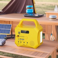 Banco de Energía Portátil Multifuncional de Iones de Litio de 10W 20W 30W 50W para Exteriores, Sistema de Generación de Energía Solar para Emergencias en el Hogar y Campamentos