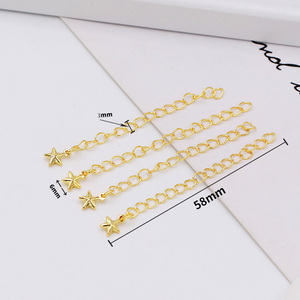 Rallonge de chaîne de queue remplie d'or 18 carats pour bracelets et colliers - Product Image 5