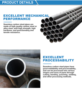 OEM ống thép liền mạch Carbon ASTM Q235 q345 A36 carbon chất lượng hàng đầu ống thép liền mạch tùy chỉnh Ống thép carbon - Product Image 5