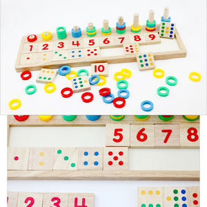 Apprendimento giocattoli per bambini in legno sussidi didattici in legno giocattolo per l'insegnamento della <span class=keywords><strong>matematica</strong></span> colorata apprendimento precoce giocattoli matematici set educativo - Product Image 3
