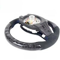 Volant en fibre de carbone forgée avec affichage LED intelligent de régime moteur, personnalisé et amélioré pour BMW M3 M4 G20 G30 G80 G32 G34 G36