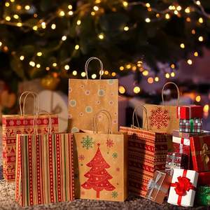 <b>Christmas</b> <b>Gifts</b> Custom Logo Jewelry Paper <b>Bag</b> and Sliding Drawer Paper Box for Ring Earring Necklace - Product Image 1