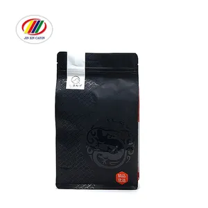 حقيبة مايلر OEM سوداء غير لامعة بطباعة مخصصة من ورق الألومنيوم البلاستيكي رقيقة المصنوعة من مورد في الصين
