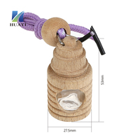 Diffuseur d'arômes naturels en bois à plusieurs niveaux pour voiture, avec cordon de suspension, pour huiles essentielles, désodorisant automobile