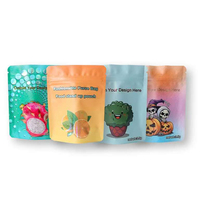 Sachets refermables en plastique pour aliments, sachets à fermeture éclair pour fruits secs, bonbons, sachets auto-scellants en aluminium et Mylar