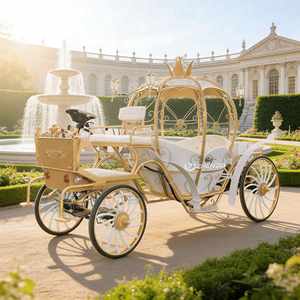 Chariot électrique best-seller, design élégant de chariot citrouille, utilisé lors du mariage de <span class=keywords><strong>Cendrillon</strong></span>, un moyen de transport spécial. - Product Image 1