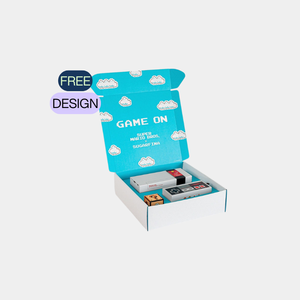 Sinh thái thân thiện thương mại điện tử Kraft hộp giấy bao bì biểu tượng tùy chỉnh sóng bưu phẩm Tear Strip Jar chèn vận chuyển hộp cho mỹ phẩm - Product Image 1