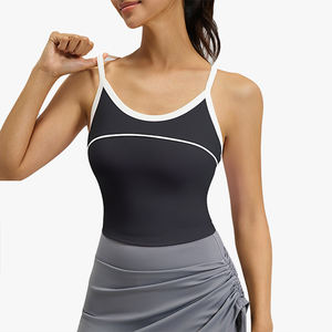 Top Deportivo de Yoga para Mujer, Diseño de Línea Nueva, con Sujetador Deportivo Integrado, a Prueba de Impactos, con Detalles de Línea - Product Image 3