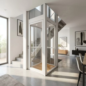 Miniasensor panorámico de cristal NanoLift, ahorro de espacio, menos de 1m², sin fosa, elevador interior para casa - Product Image 1