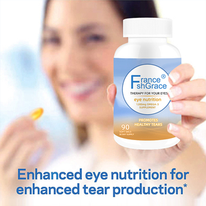 Les oméga 3 biologiques de haute qualité aident les yeux irrités à favoriser des larmes saines et soutiennent les soins oculaires pour adultes Supplément d'oméga 3 - Product Image 2