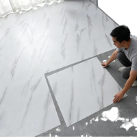 Carreaux de sol en vinyle PVC imperméables modernes à vente chaude 2026, autocollants pour les centres commerciaux et les hôtels