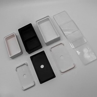 Boîtes de téléphone portable avec logo personnalisé, vente en gros et au détail de boîtes d'emballage électroniques universelles en plastique avec étiquettes