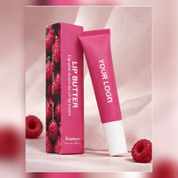 Baume à lèvres hydratant personnalisé avec logo, gloss SPF, saveur fruitée, huile végétalienne, maquillage, marque privée, baume à lèvres liquide