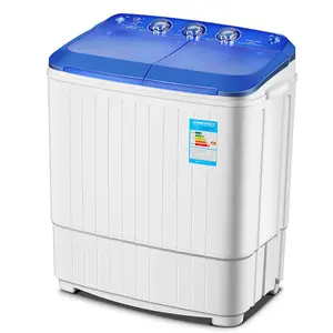 Twin Tub Lavadora semiautomática de la mejor calidad Máquina de lavado y secado pequeña Fabricación de venta directa