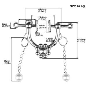 Nouveau QKKQ Non Piercing Nipple Clamps Clips Réglable En Métal Nipple Clamps Nipple Clips pour Femmes Couple - Product Image 6