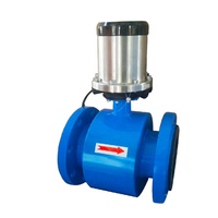 Convertidor de flujo electromagnético a batería Precio líquido Medidor de flujo magnético alimentado por batería