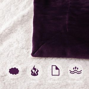 Les couvertures en polaire Sherpa les plus populaires en Europe et aux États-Unis, conception de haute qualité et à double couche - Product Image 3