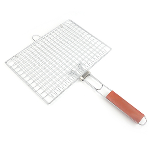 BBQ Barbecue Roasting Shaped <strong>Fillet</strong> Grilling Basket <strong>Grill</strong> Net - Product Image 4