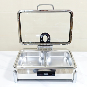 Прочный новейший гостиничный ресторан, интеллектуальная сенсорная панель, Электрический согревающий поднос из нержавеющей стали, подогреватель для еды в буфете - Product Image 3