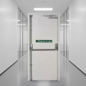 Porte coupe-feu certifiée CE en acier, résistante au feu, à bon prix pour l'exportation - Product Image 1