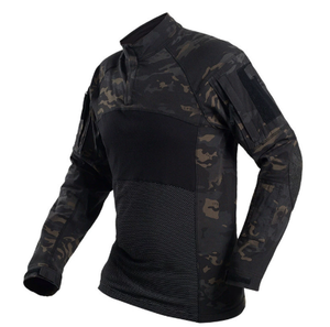 Chine Xinxing Chemise de grenouille de 3e génération pour hommes-Haut d'entraînement camouflage tactique à manches longues en mélange de poly-coton durable - Product Image 2