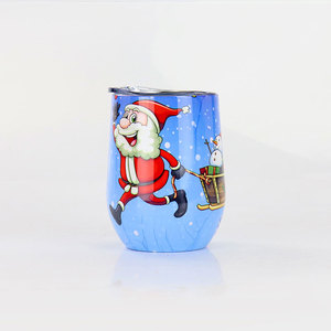 Tùy Chỉnh Logo 12Oz Thép Không Gỉ Giáng Sinh Tumbler Quà Tặng Với Nắp Và Rơm Tốt Cho Quà Tặng - Product Image 4