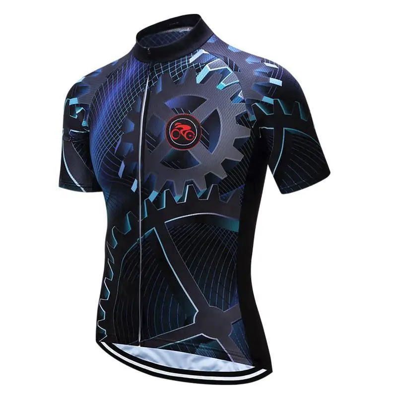 Camisetas de Ciclismo de manga corta para hombre, ropa de ciclismo de carretera, OEM