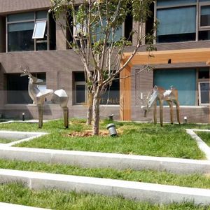 ประติมากรรมโลโก้สแตนเลสสำหรับองค์กร ANW8704 สร้างเอกลักษณ์ให้พื้นที่ของคุณด้วยงานศิลปะโลหะ 3 มิติ - Product Image 5