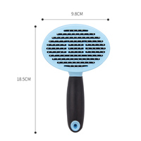Peigne de toilettage électrique, peigne pour animaux de compagnie, peigne à épilation du chien, pour chat, avec bouton auto-nettoyage