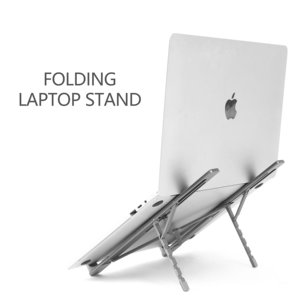 Nuevo Soporte de Aluminio para Laptop, Ajustable en 5 Niveles, Plegable, Compatible con Laptops de 9"-17.3" - Product Image 2