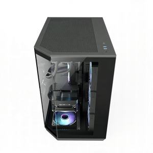 Boîtier de jeu ATX Sea View Quick Detached, boîtier d'ordinateur pour joueur, tours d'ordinateur, prend en charge 10 ventilateurs RVB - Product Image 3