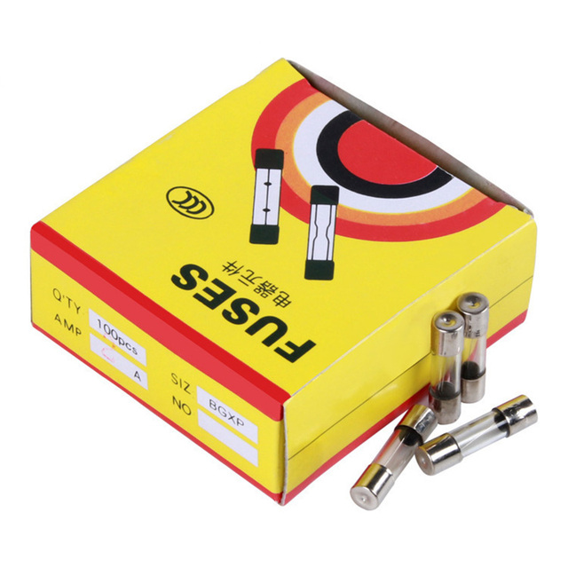 100Pcs 5*20 Glass Fuse Fast Fuse 250V 0.1A 0.2A 0.5A 1A 2A 3A 3.15A 4A 5A 6A 7A 8A 10A 12A 15A 20A 30A Quick Blow 5x20mm