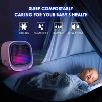 Bonne qualité climatiseur Mini humidification refroidisseur USB 5V refroidisseur ventilateur Usb DC Portable chambre ABS bureau AC pièces de rechange gratuites 3W