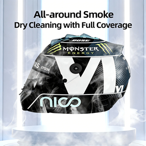 Máquina expendedora comercial de limpieza de cascos de motocicleta por atomización para exteriores con desinfección y secado para motociclistas - Product Image 4