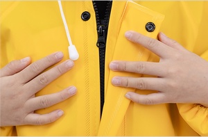 Ensemble imperméable pour enfants en dessin animé, pantalon de pêche imperméable avec <span class=keywords><strong>veste</strong></span> pour garçons et filles, pour jouer dans l'étang - Product Image 6