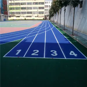 Pista de corrida aprovada iaaf, superfície ao ar livre pista e campo materiais de pista atlética