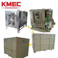 Machine à torréfier les amandes électrique en acier inoxydable 50 kg/h, four rotatif pour torréfier les noix