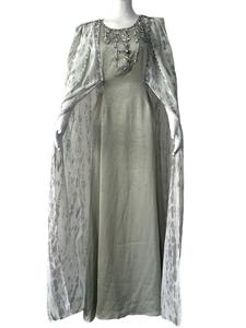 Ramadan Elegant Beaded Muslim Dress Islamic Dubai <b>Kaftan</b> Eid Luxury Abaya with Cape - Product Image 2