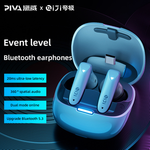 Piva 2.4G Receiver Đúng Tai Nghe Không Dây Với Microphone ENC Tiếng Ồn Hủy Bỏ In-Ear Chơi Game Tai Nghe Cho <span class=keywords><strong>Bluetooth</strong></span> - Product Image 4