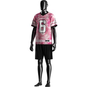 Chemise de maillot d'entraînement en polyester court de haute qualité Séchage rapide Joueur de football américain Streetwear T-shirt en maille d'équipe extérieure - Product Image 3