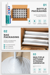 Mastic silicone transparent monocomposant, résistant aux intempéries et à l'aspect verre, <span class=keywords><strong>pour</strong></span> <span class=keywords><strong>le</strong></span> calfeutrage des joints intérieurs et extérieurs en cuir, fungicide - Product Image 5