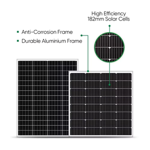 Mini panneau solaire compact pour camping 100W 6V 12V 18V 20W 30W 40W 50W 120W 150W 50 Watt, solaire personnalisé pour extérieur et maison AS-MO-100 Small Si - Product Image 2